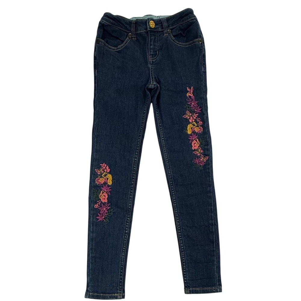 Matilda Jane Embroidered In Blossom Skinny Denim Jeans Girls Size 10 K37